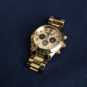 Michael Kors Layton Gold Tone Watch